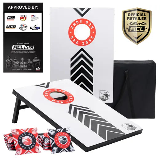 Complete Cornhole Set 90x60 - Red Zone - With 2 Cornhole Boards