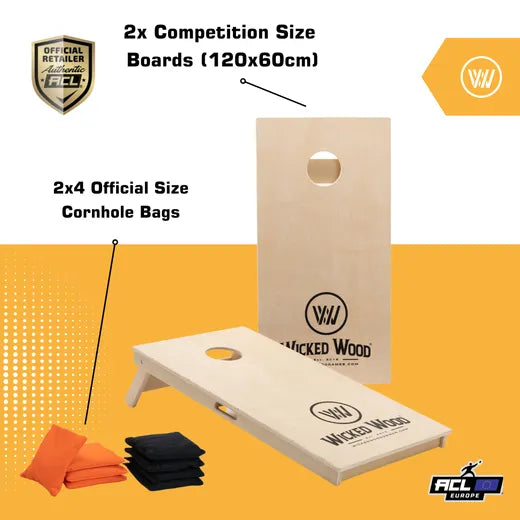 Wicked Wood Games Boards - REC Premium 15mm - 120x60 - Wicked Wood Logo