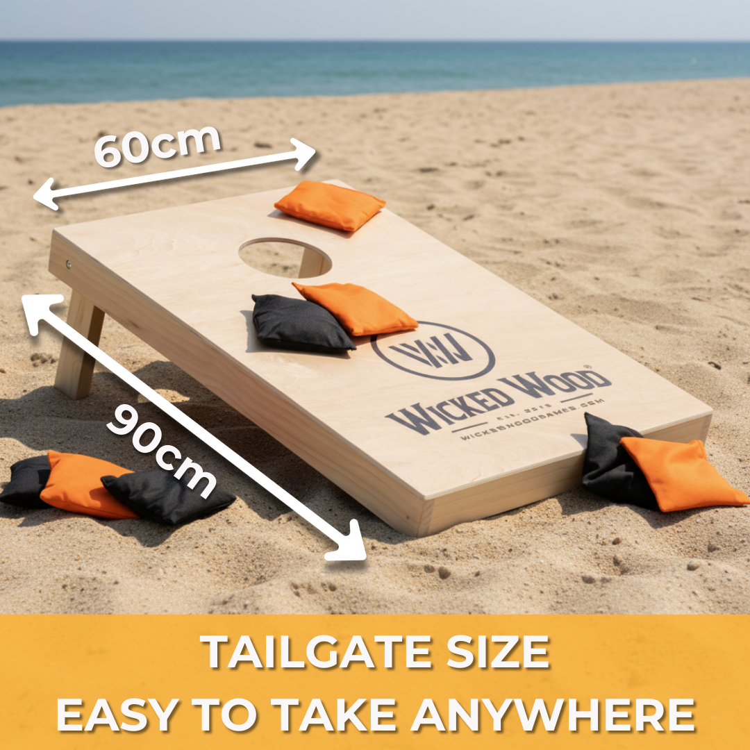 Cornhole Set - 90x60 - Wicked Wood Design Cornhole sets Wicked Wood Games