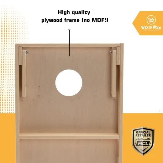 Cornhole Starting Kit - 90x60 - 1x Board / 2x4 Bags - Wicked Wood