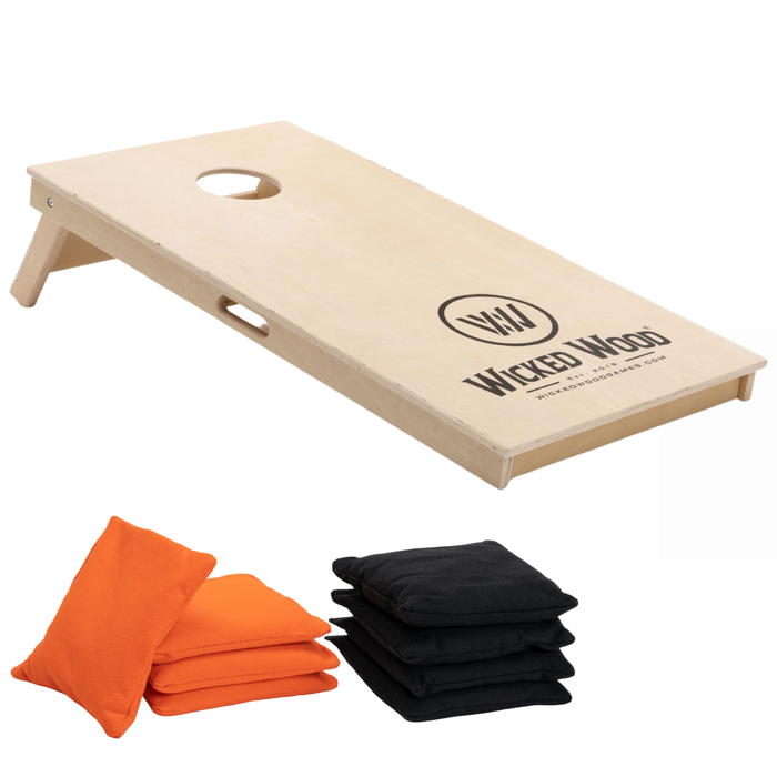 Cornhole Starting Kit - 12mm / 15mm - 120x60 - 1x Board / 2x4 Bags