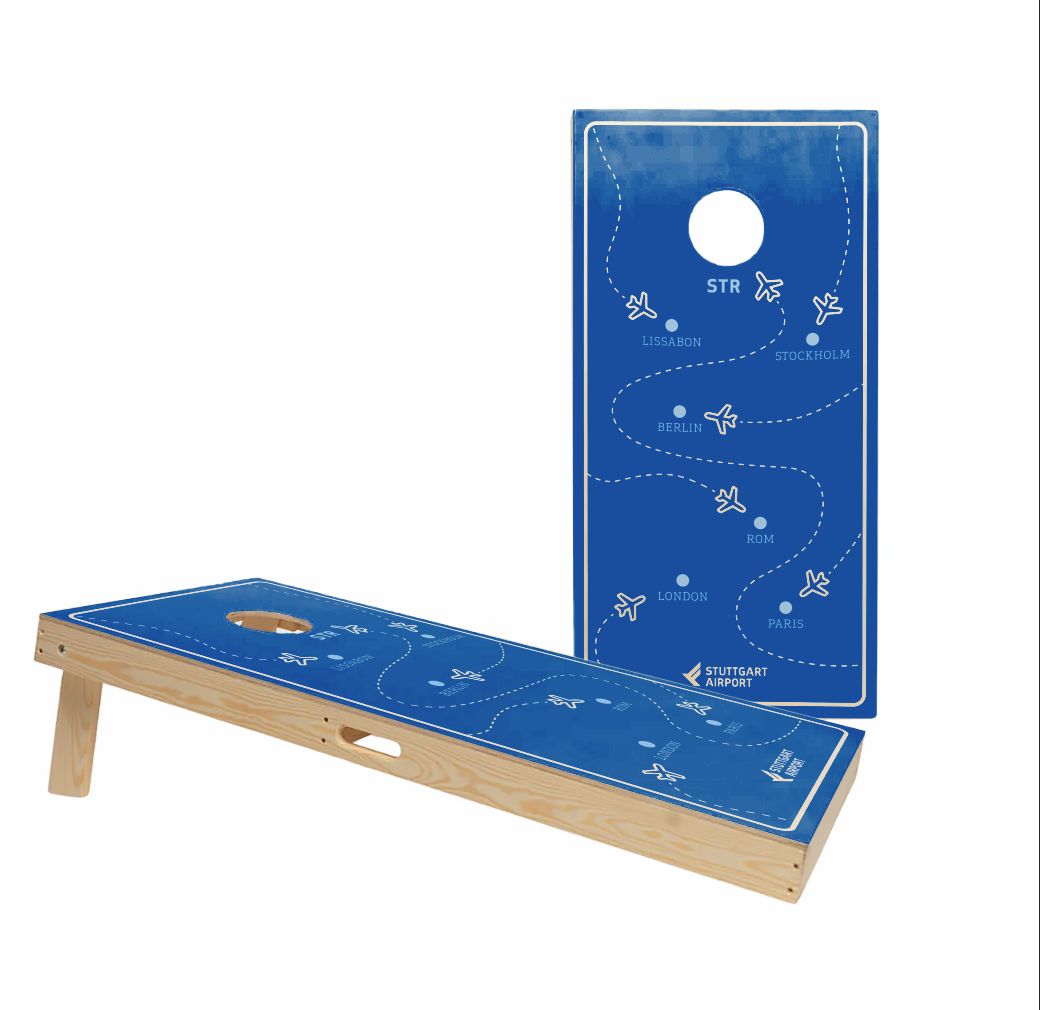 Cornhole Set met Eigen Design Cornhole sets Wicked Wood Games