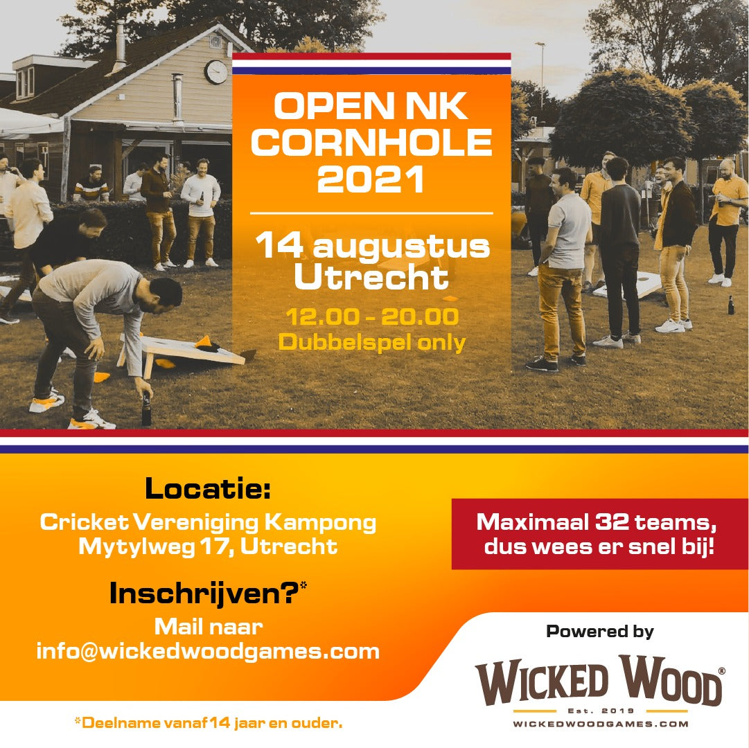 Open NK Cornhole in Utrecht - 14 augustus