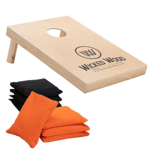 Cornhole Starting Kit - 90x60 - 1x Board / 2x4 Bags - Wicked Wood
