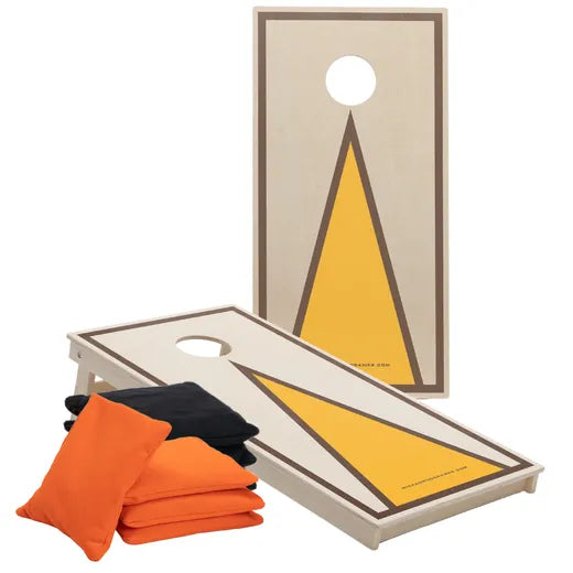 TRIANGLE - Cornhole Set - 2 board / 2x4 bags