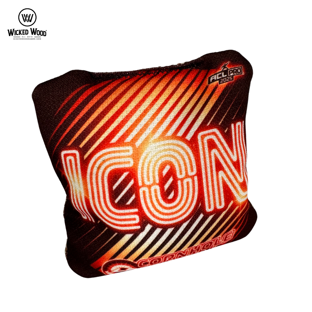 Cornhole Coastal - ICON 2025 - 1x4 Cornhole Bags Cornhole Bags Coastal Red