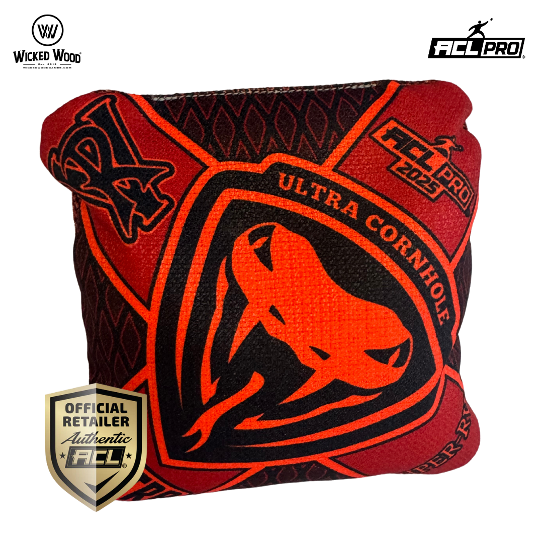 Ultra Viper 2025 - RV - 1x4 Cornhole Bags Cornhole Bags Ultra Cornhole Red