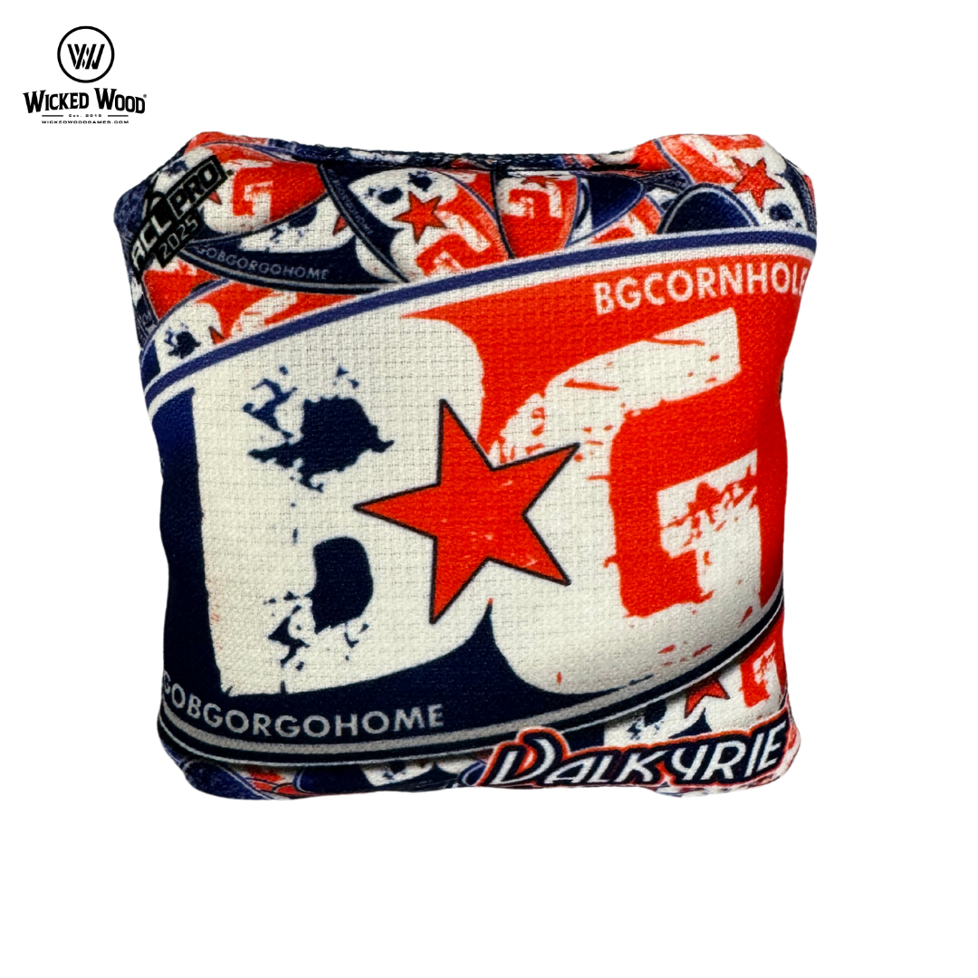 BG Valkyrie - ACL Pro 2025 - 1x4 Cornhole Bags Cornhole Bags BG Cornhole Blue - Red