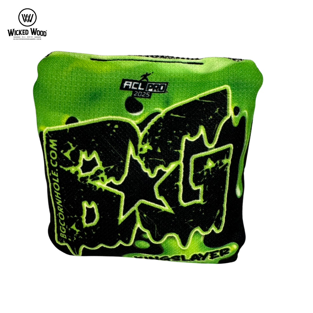 BG Kingslayer - ACL Pro 2025 - 1x4 Cornhole Bags Cornhole Bags BG Cornhole Green