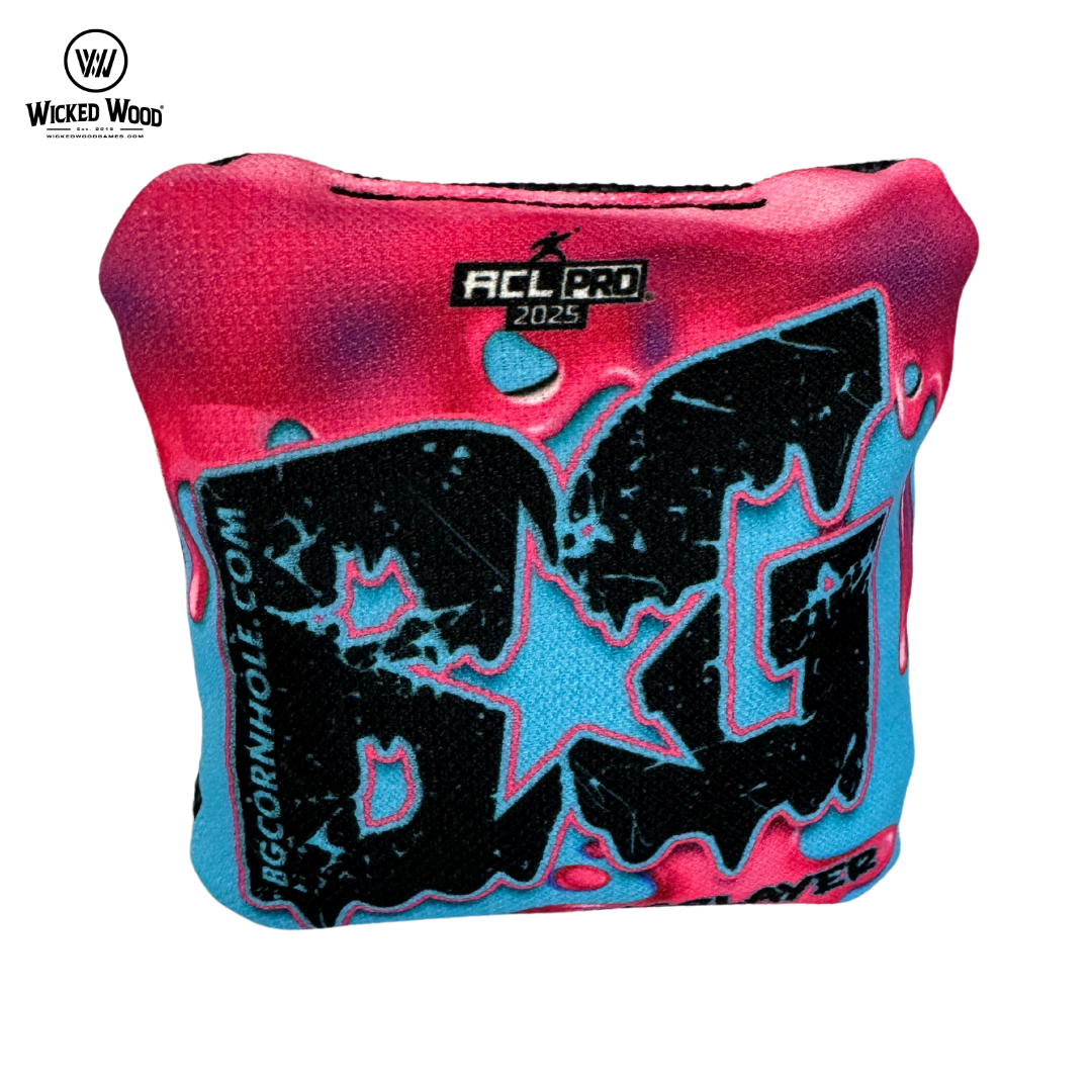 BG Kingslayer - ACL Pro 2025 - 1x4 Cornhole Bags Cornhole Bags BG Cornhole Blue - Pink