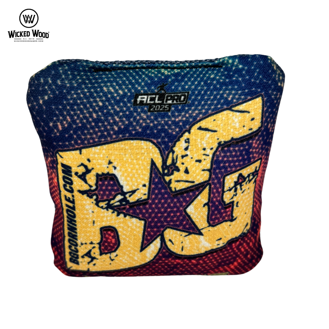 BG Valkyrie - ACL Pro 2025 - 1x4 Cornhole Bags Cornhole Bags BG Cornhole Blue - Red - Yellow