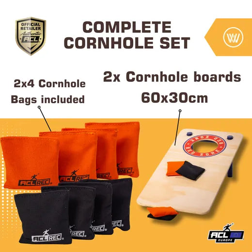 Cornhole Mini Set - Red Zone Style (60x30cm)