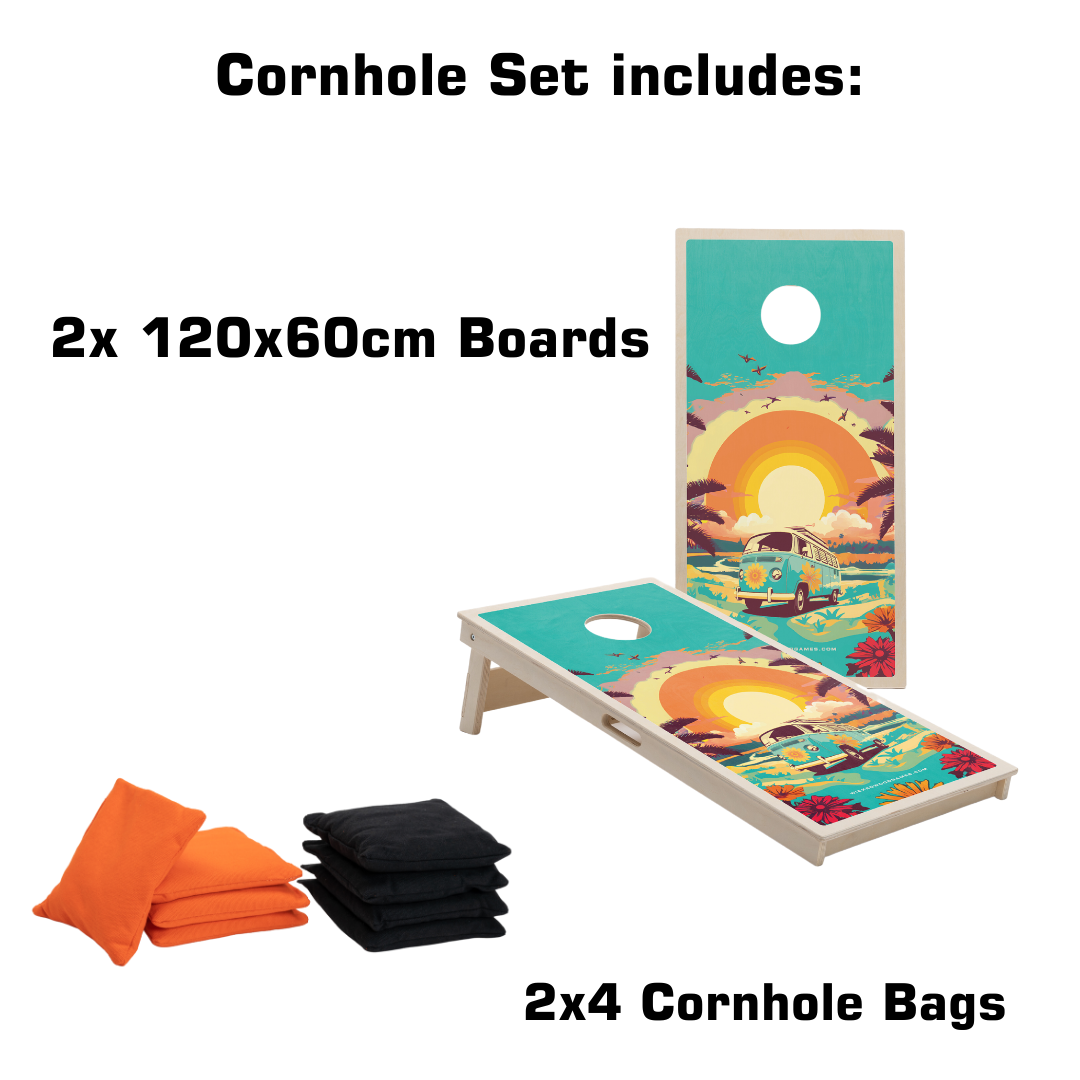 HIPPY - Cornhole Set -  2 board / 2x4 zakjes