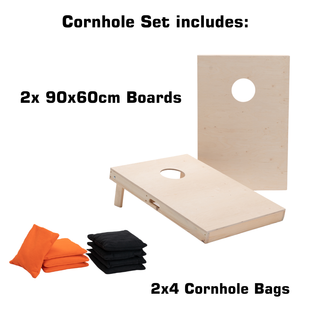 Cornhole Set - 90x60 - Blanco - Wicked Wood Games