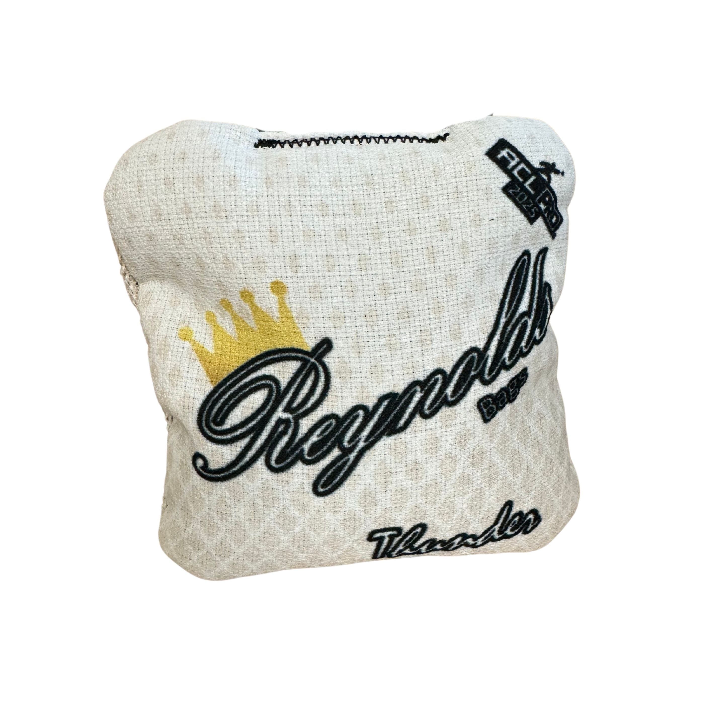 Reynolds Thunder 2025 Bags - 1x4 Cornhole Bags Cornhole Bags Reynolds White