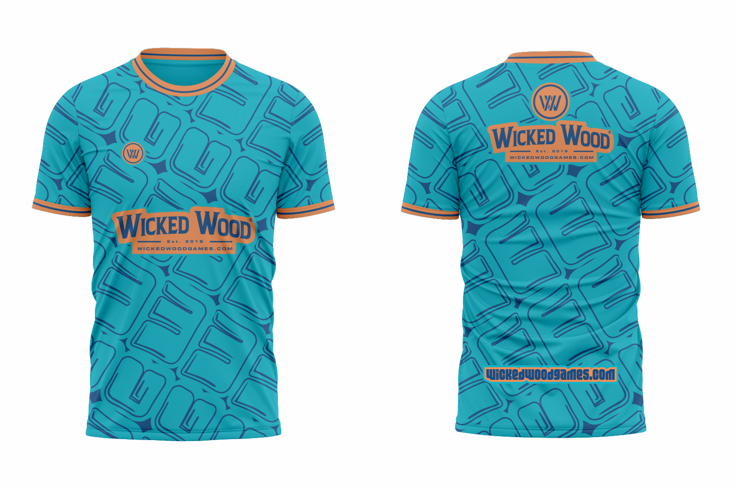 Wicked Wood 2025 Jersey - Light Blue Wicked Wood Games