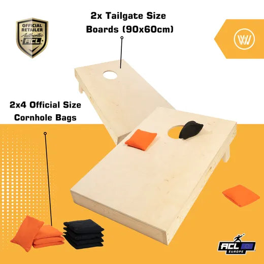 Cornhole Set - 90x60 - Blank - Wicked Wood Games