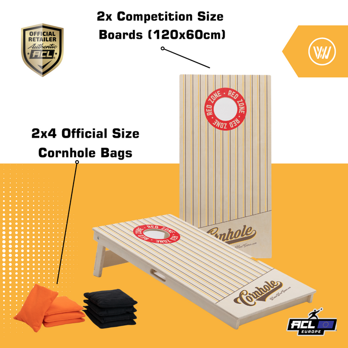 VINTAGE - Cornhole Set - 2 board / 2x4 bags