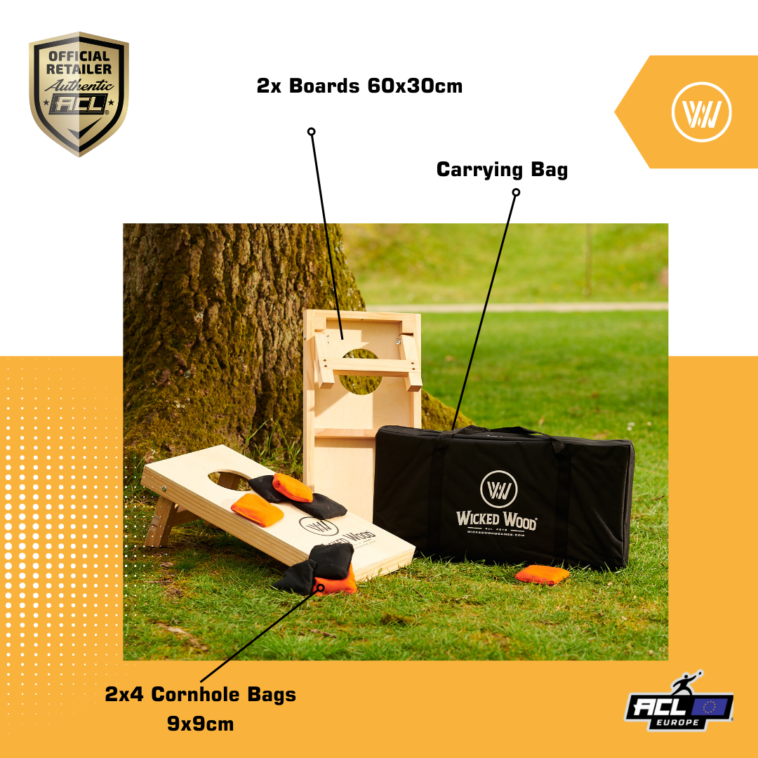 Cornhole Set Mini - Wicked Wood - 10mm Cornhole Set Wicked Wood Games