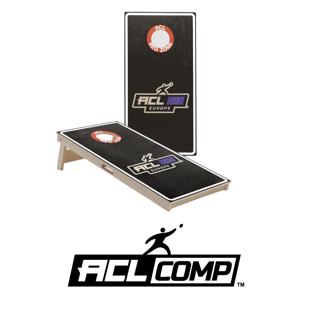 Offizielles Cornhole-Wettbewerbsset der American Cornhole League (ACL).