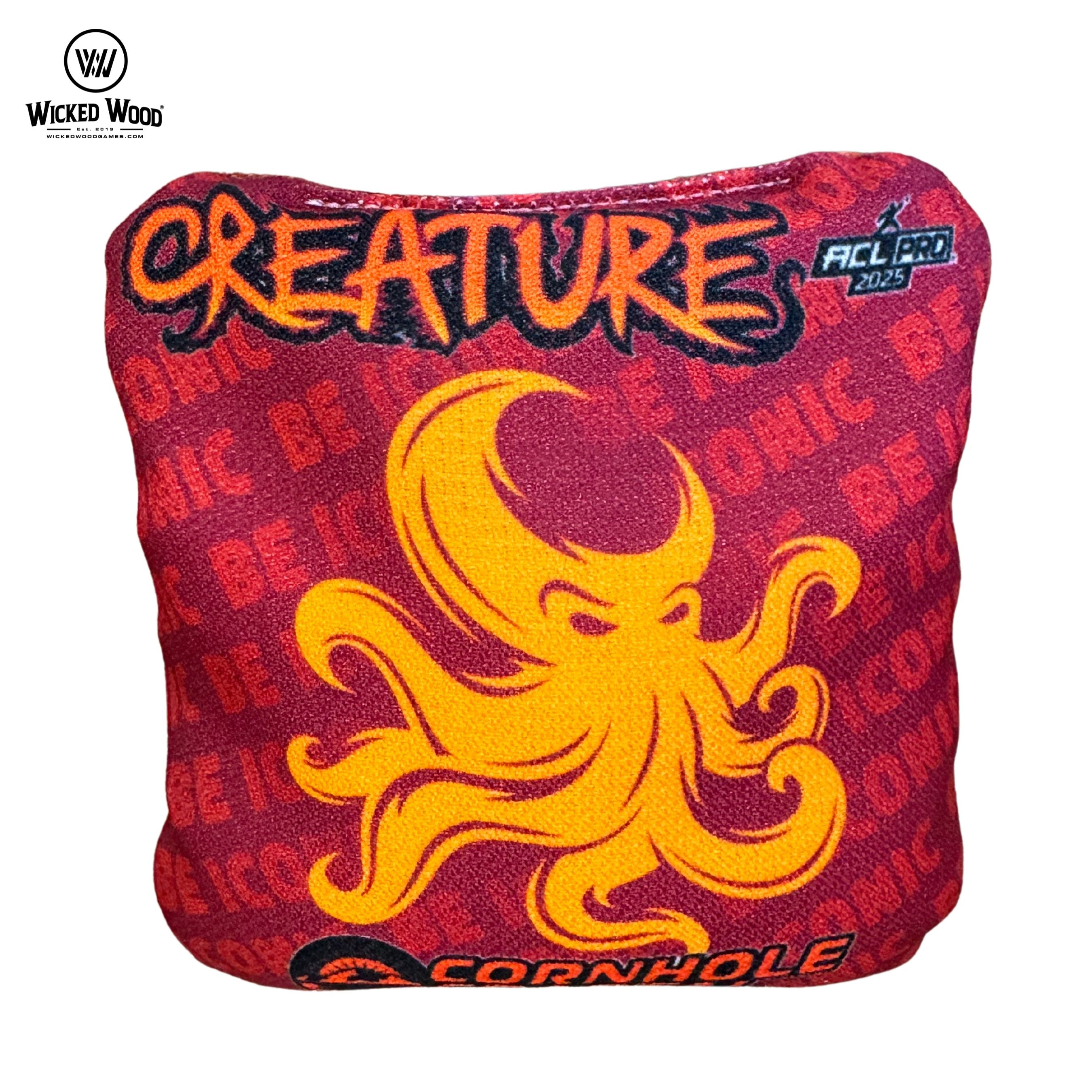 Cornhole Coastal - Creatures 2025 - 1x4 Cornhole Bags Cornhole Bags Coastal Rood