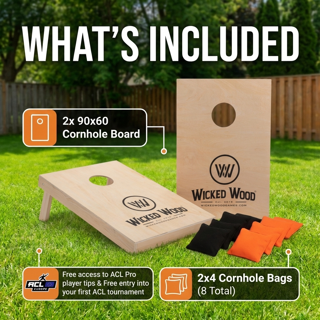 Cornhole Set 90x60 - Wicked Wood Games