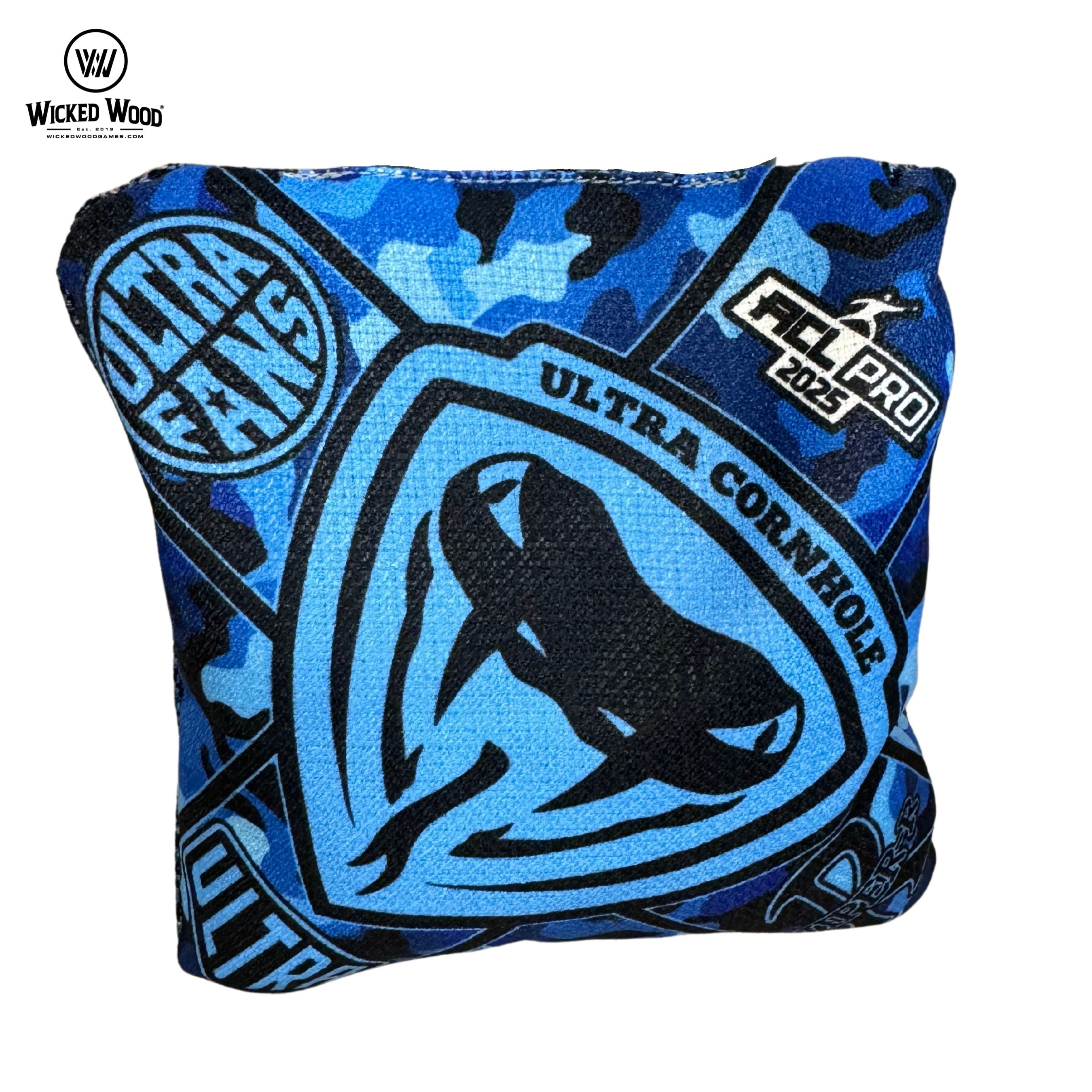 Ultra Viper 2025 - R - 1x4 Cornhole Bags Cornhole Bags Ultra Cornhole Blue Camo