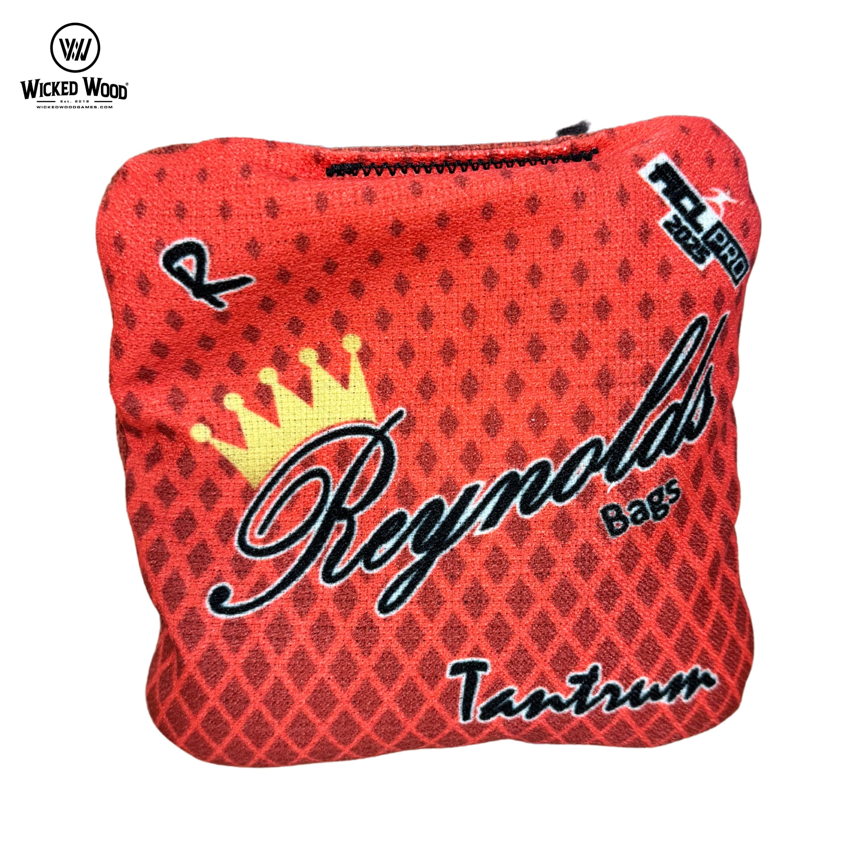 Reynolds Tantrum 2025 Bags - 1x4 Cornhole Bags Cornhole Bags Reynolds Red