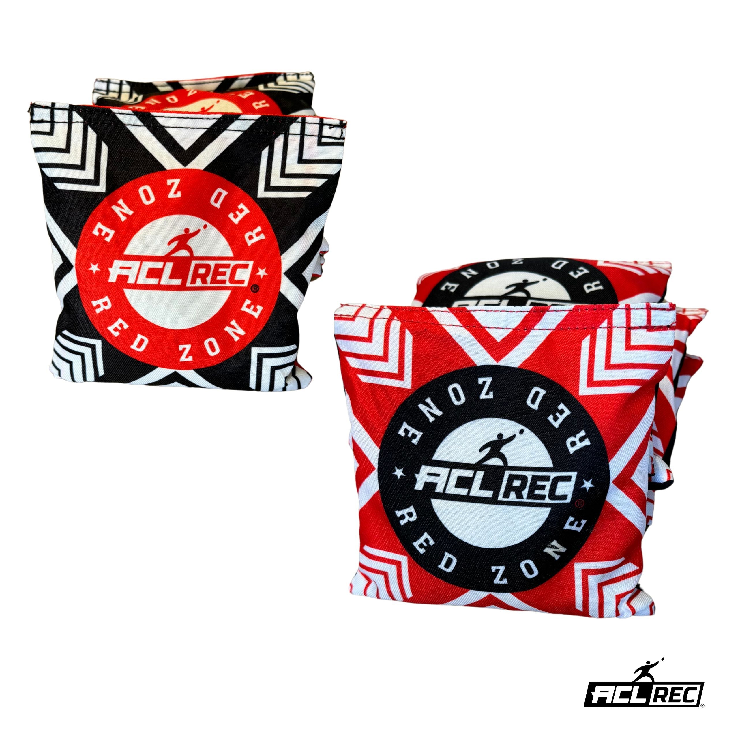 Red Zone Cornhole Bags - 1x4 Bags - 400gr