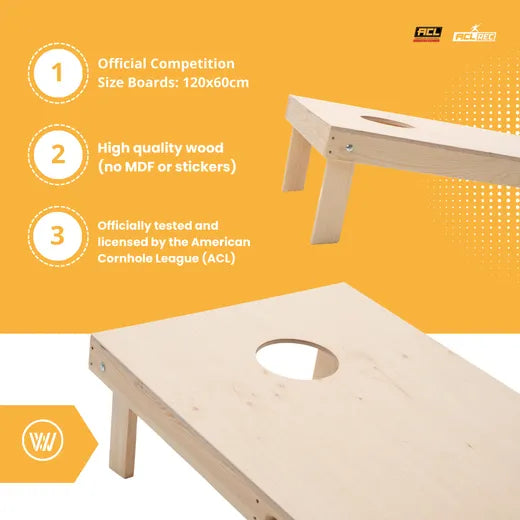 Cornhole Set - 120x60 - Wicked Wood Design 