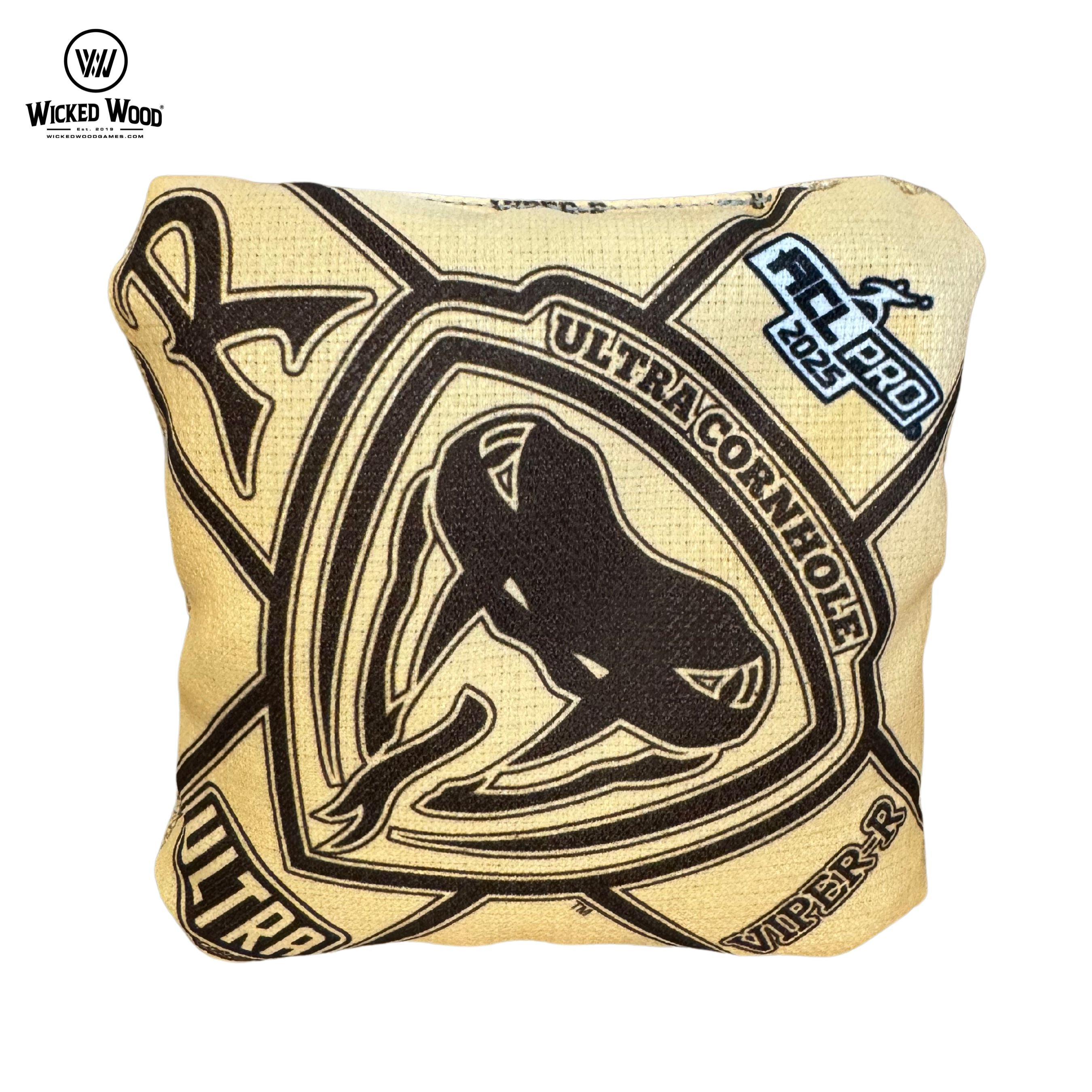 Ultra Viper 2025 - R - 1x4 Cornhole Bags Cornhole Bags Ultra Cornhole Gold