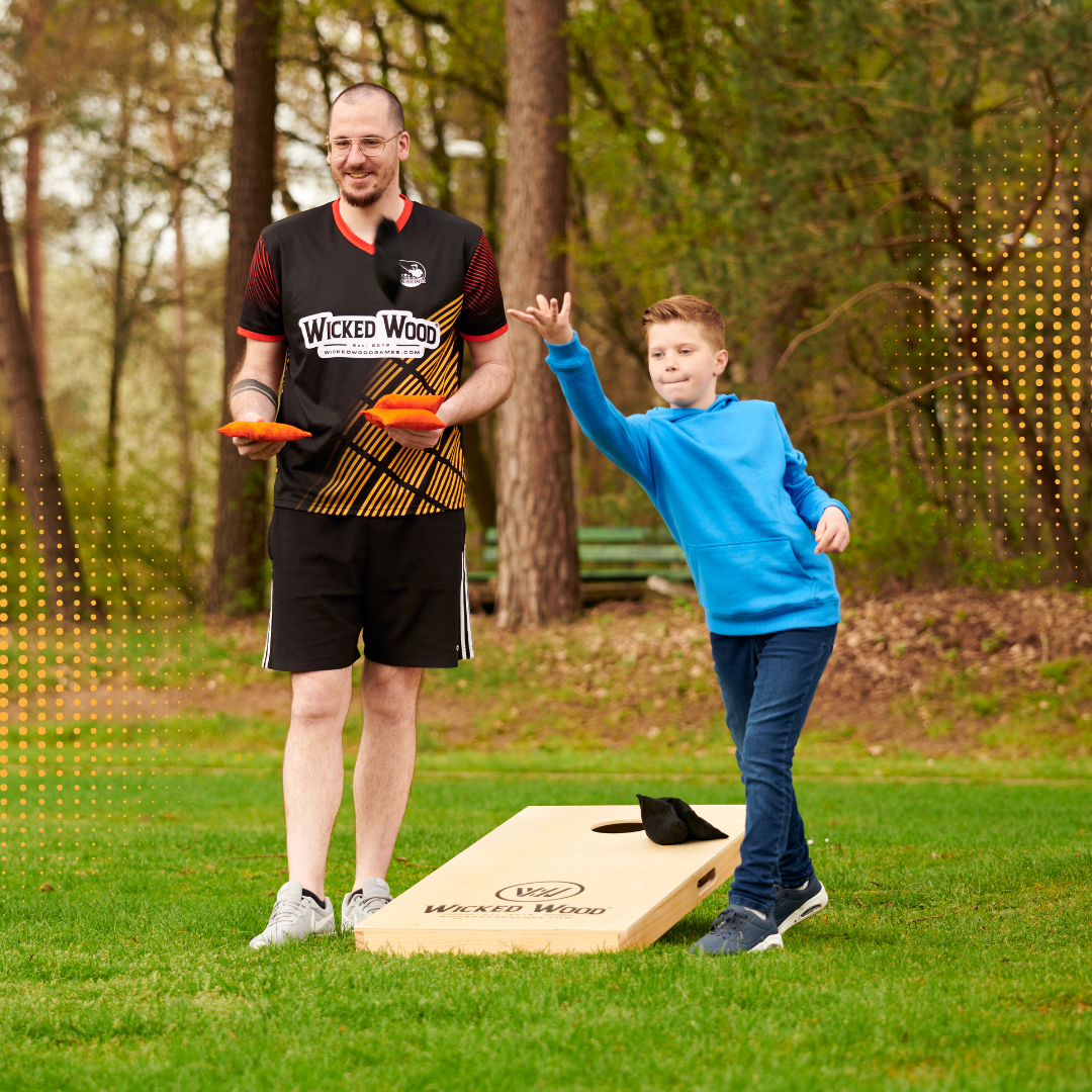 VINTAGE - Cornhole Set - 2 bräda / 2x4 påsar