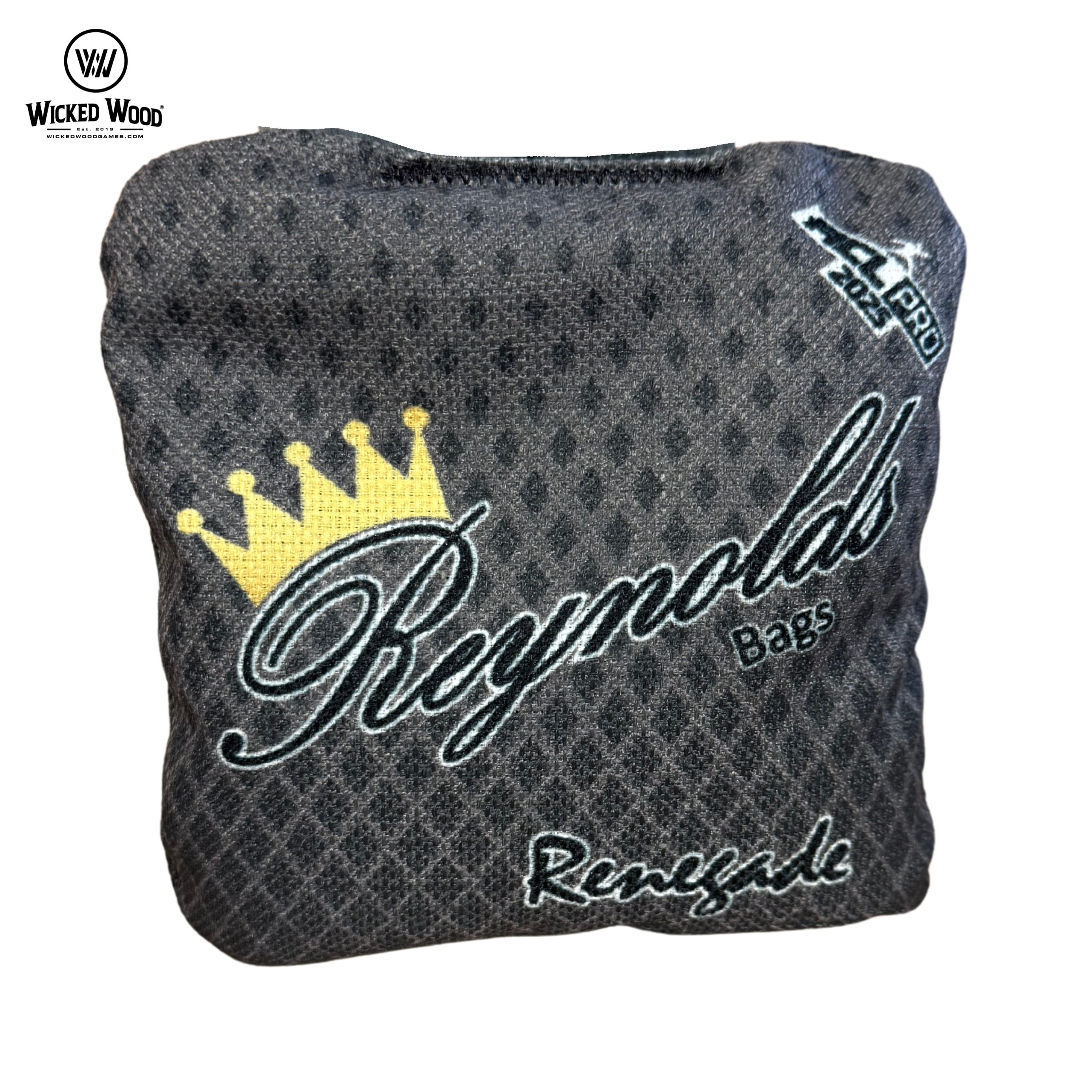 Reynolds Renegade 2025 Bags - 1x4 Cornhole Bags Cornhole Bags Reynolds Black