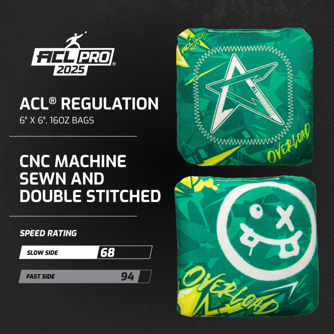OVERLOAD 2025 - ACL PRO - 1x4 Cornhole Bags