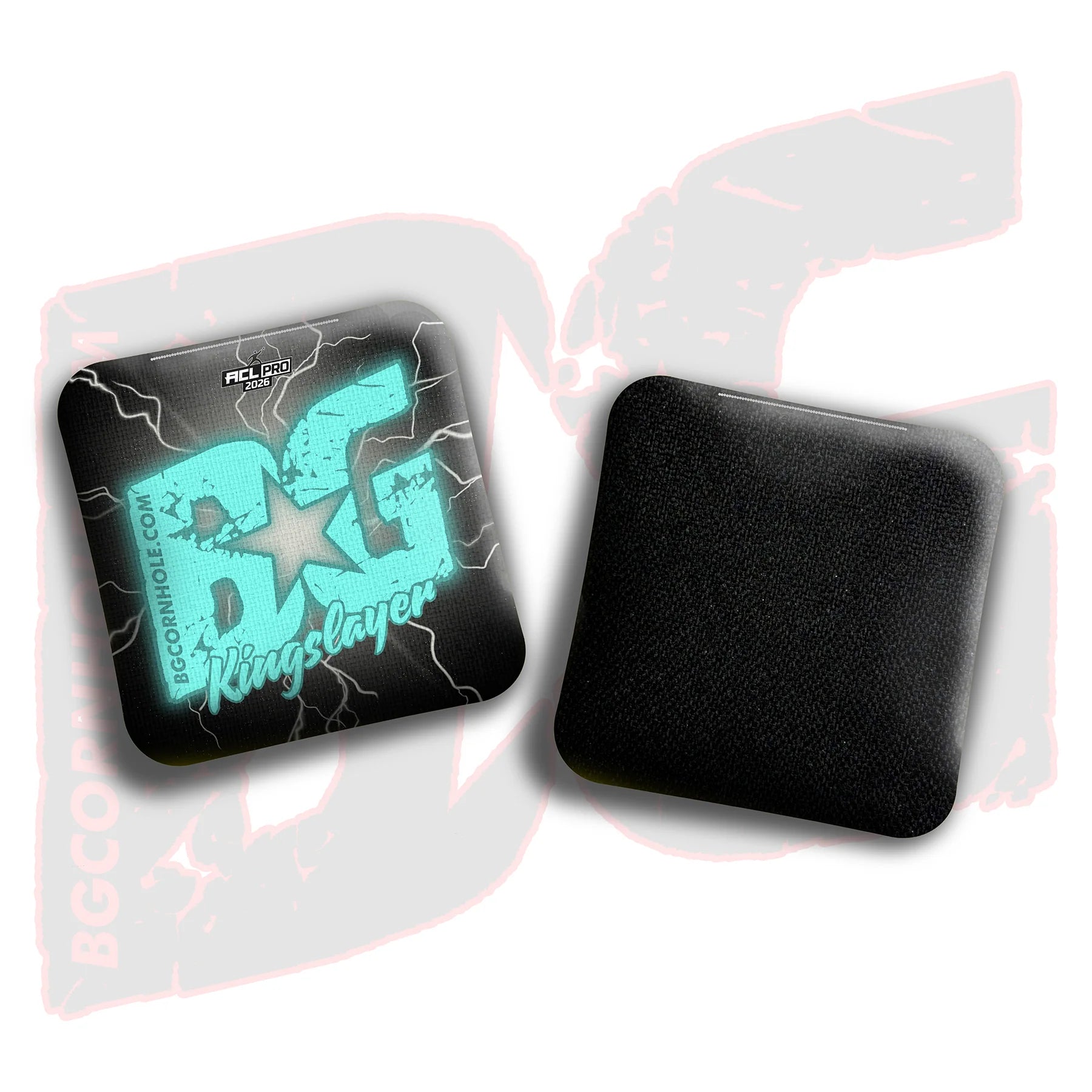 BG Kingslayer 2026 - ACL Pro Bags Cornhole Bags BG Cornhole Black - Blackout - Teal