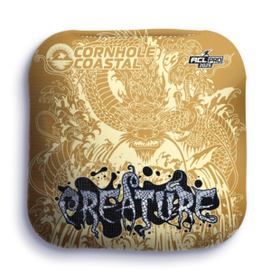 Cornhole Coastal - Creatures 2026 - ACL Pro Bags Cornhole Bags Coastal - Far East Gold