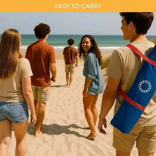 Cornhole Beach Set - 90x60cm - Red Zone - Incl 2x4 Cornhole Zakjes en Draagtas