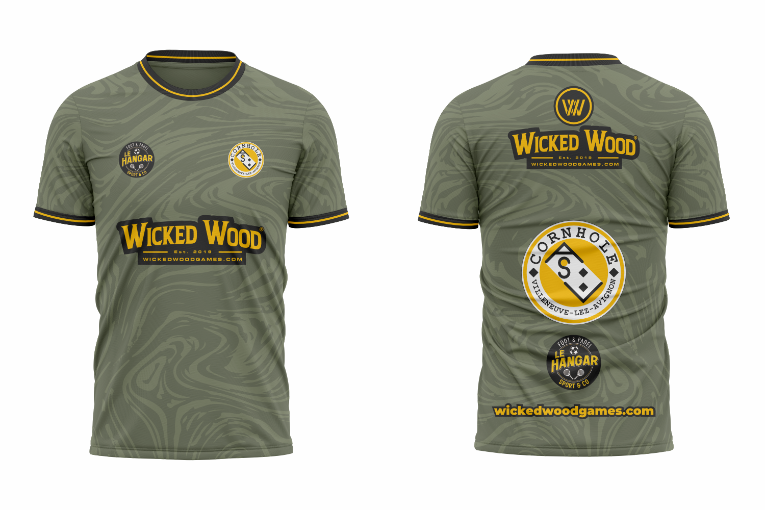 Customized Club Jersey Wicked Wood Games