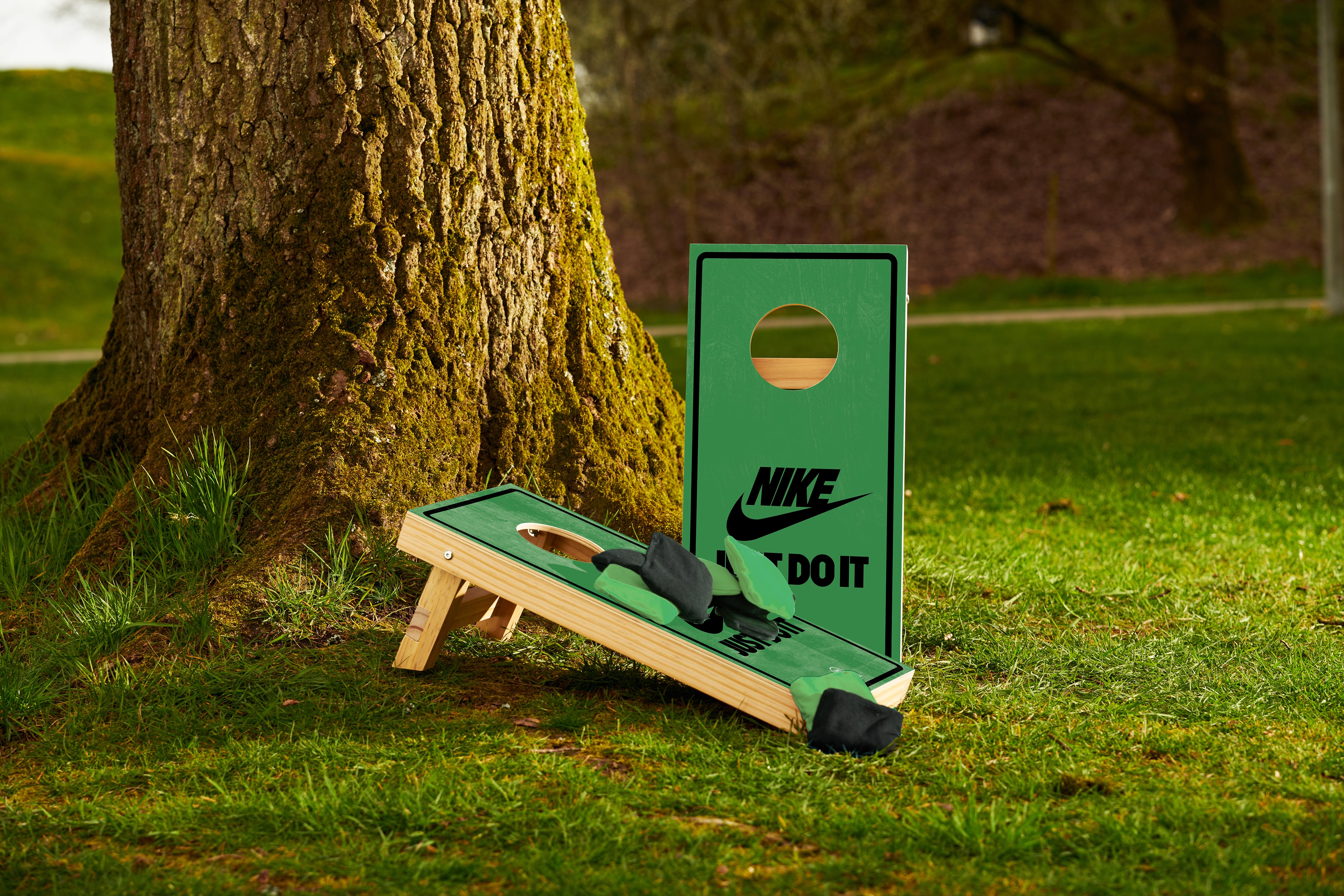 Cornhole-Set mit eigenem Design – Mini-Set 