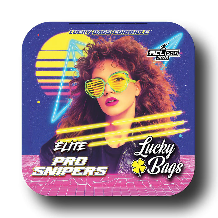 Lucky Bags - Pro Sniper Elite 2026 - ACL Pro Cornhole Bags Lucky Bags EURODANCE - BACK TO THE 90S