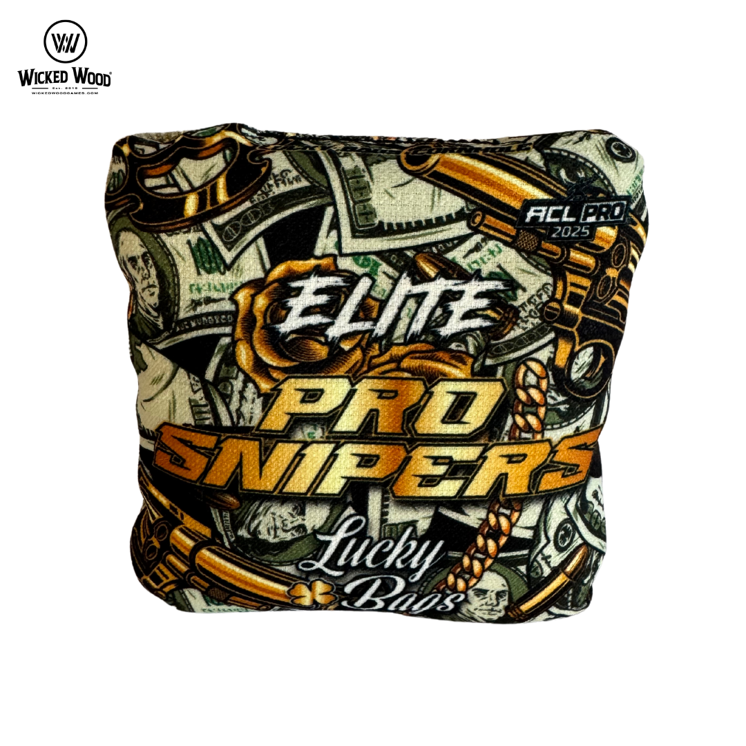 Lucky Bags Pro Sniper Elite 2025 - ACL Pro - 1x4 Cornhole Bags Cornhole Bags Lucky Bags Money