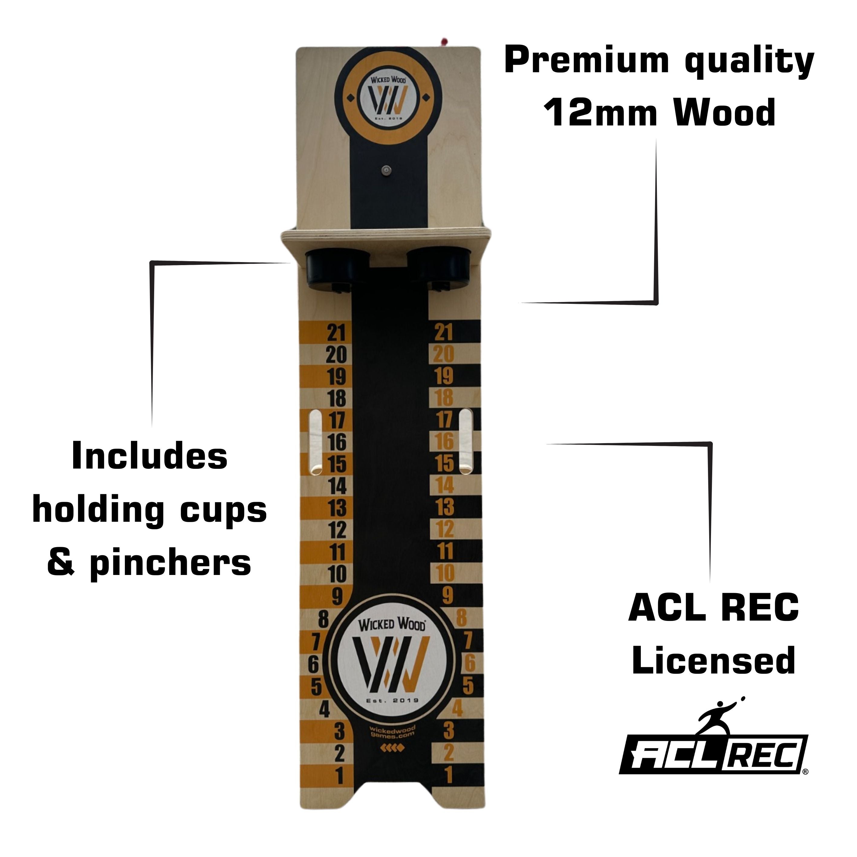 Cornhole Score Tower - Wicked Wood ACL