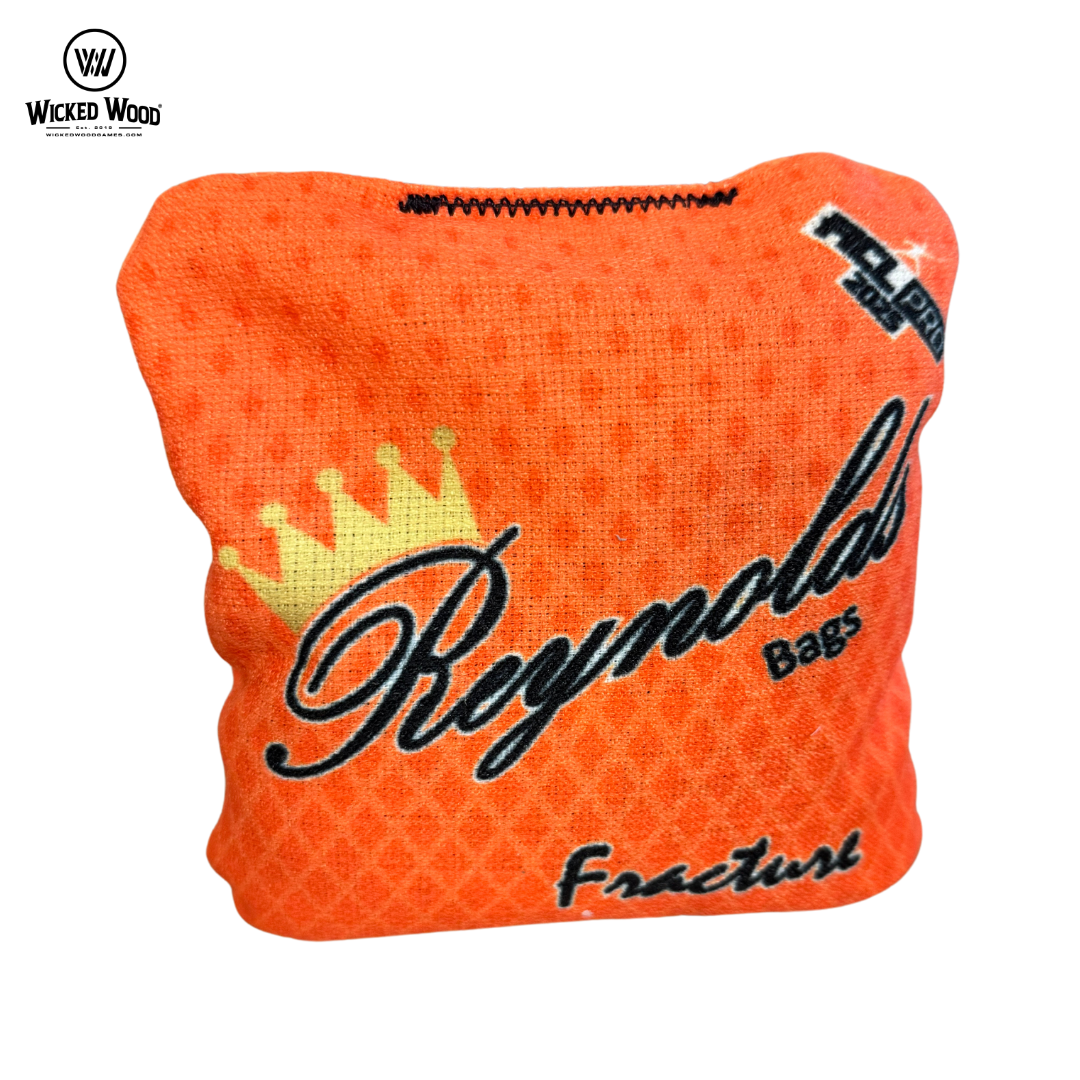 Reynolds Fracture 2025 Bags - 1x4 Cornhole Bags Cornhole Bags Reynolds Oranje