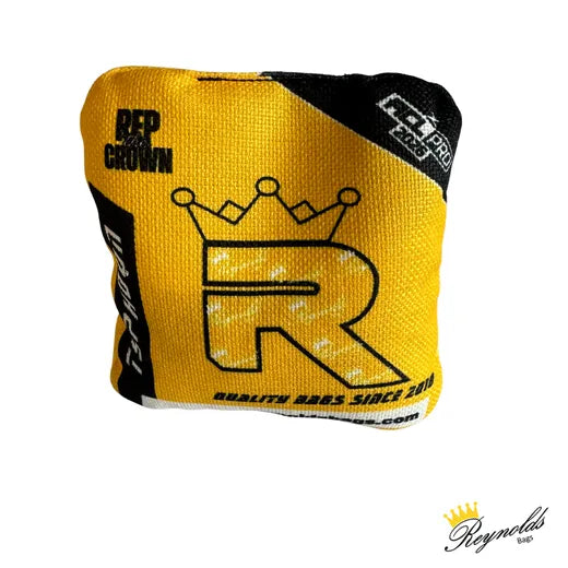 Reynolds Typhoon 2026 - ACL Pro Cornhole Bags Cornhole Bags Reynolds Yellow-Black