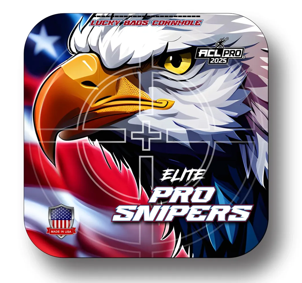 Lucky Bags Pro Sniper Elite 2025 - ACL Pro - 1x4 Cornhole Bags Cornhole Bags Lucky Bags Eagle