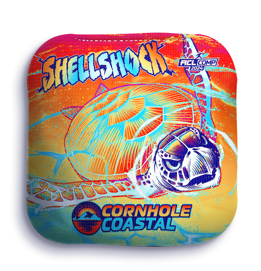 Cornhole Coastal - Shellshock 2024 - 1x4 Cornhole Bags