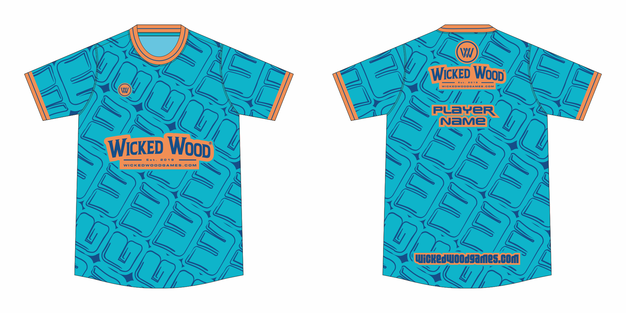 Wicked Wood 2025 Jersey - Light Blue