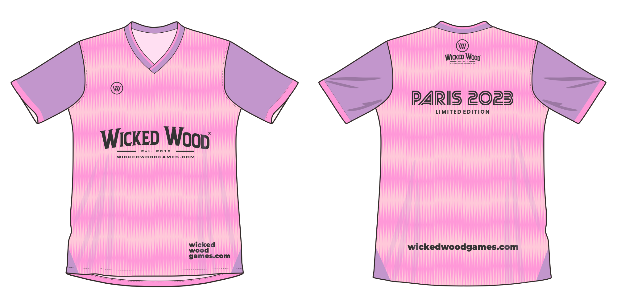 Cornhole Pro Shirt - Paris 2023 - Wicked Wood