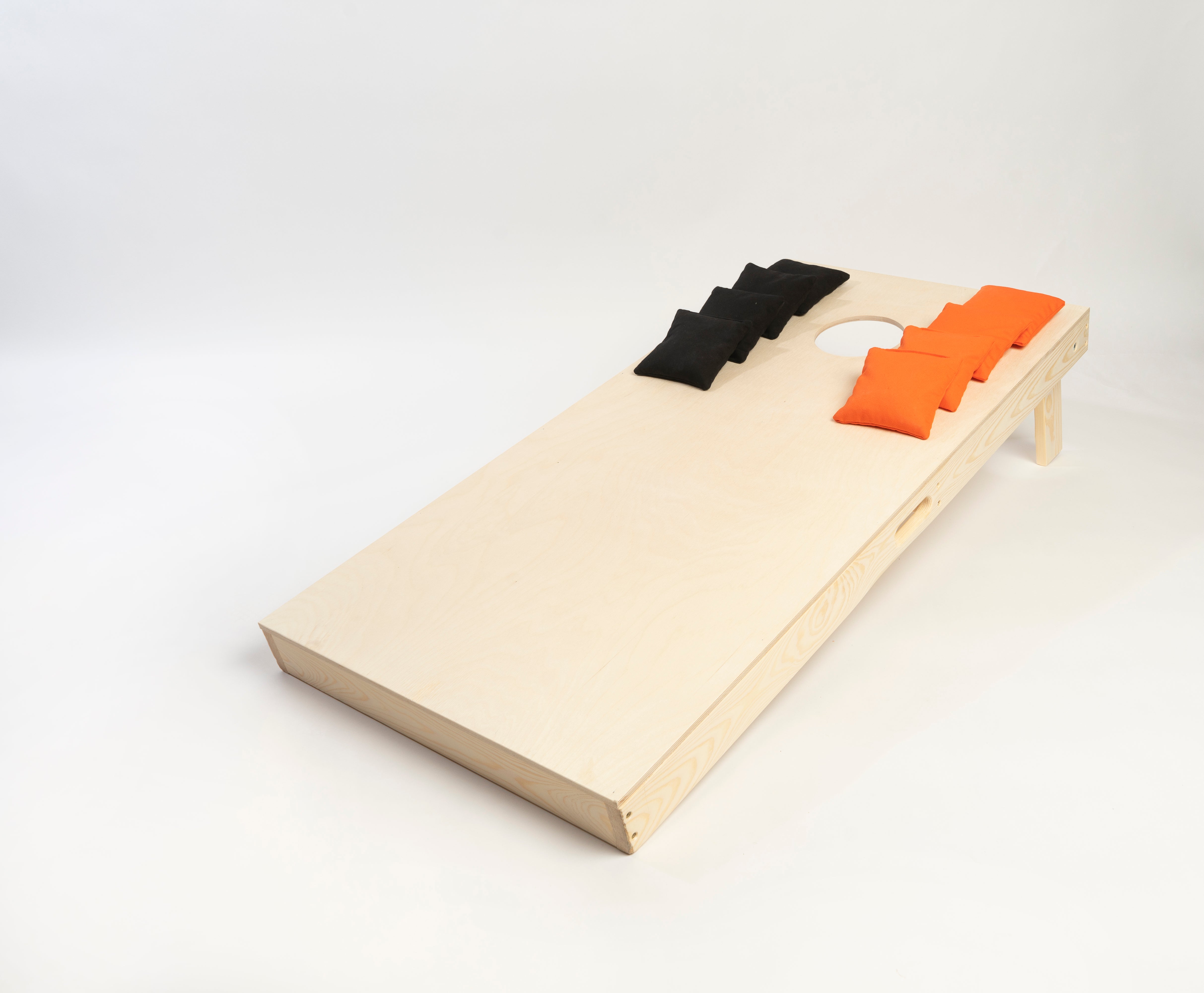 Cornhole Starting Kit - 120x60 - Blanco - 1x Board / 2x4 Bags - Wicked Wood Games