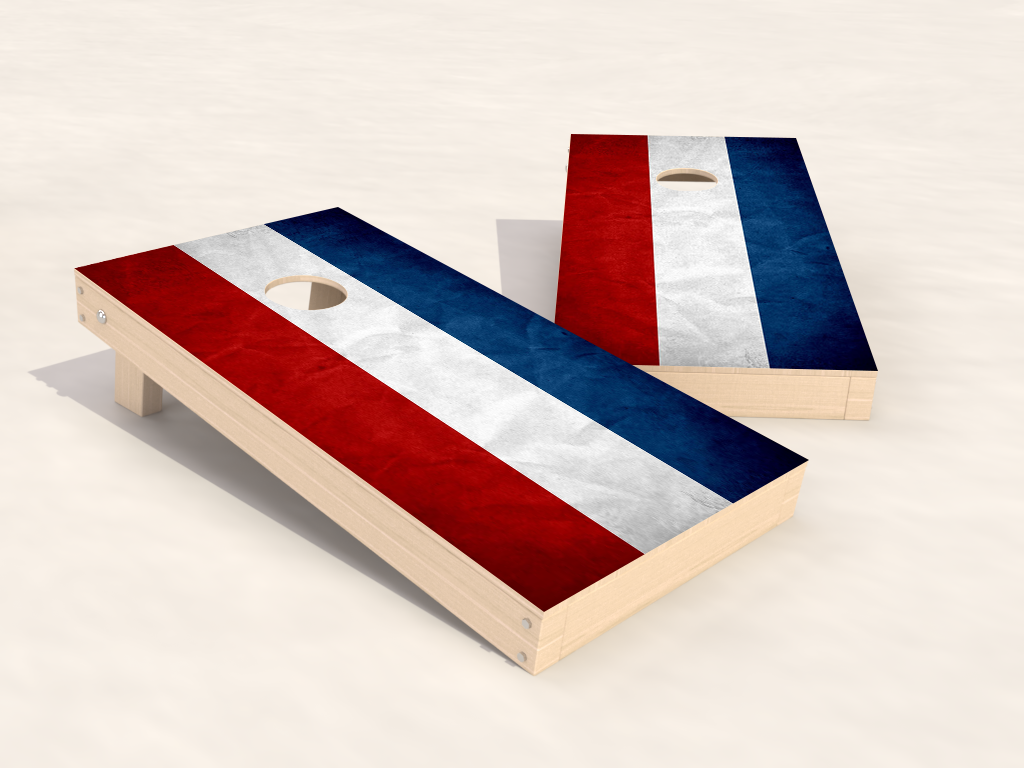 Cornhole Country Set - USA/Holland Package - 90x60cm - 2x4 bags - Wicked Wood Games